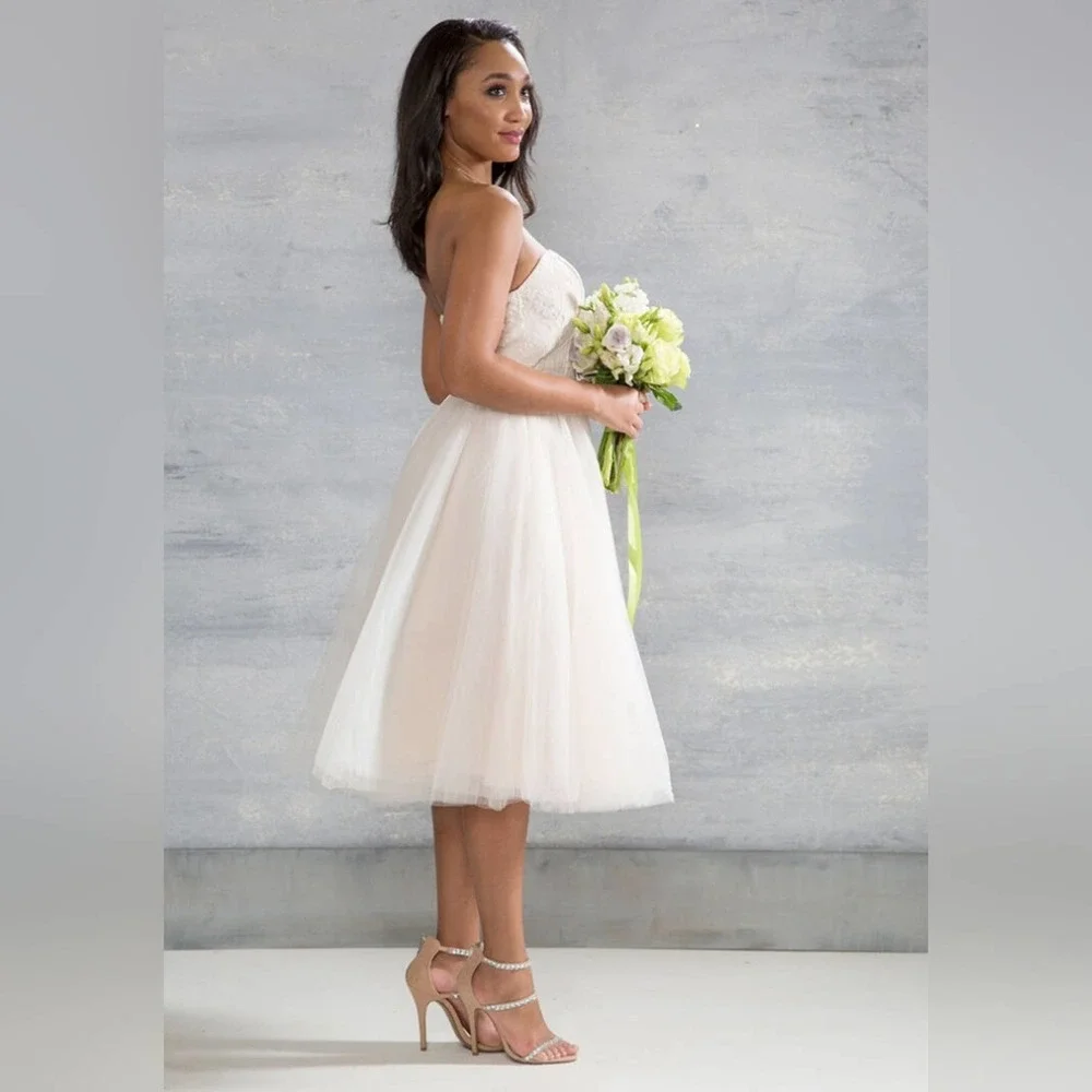 NWT Chi Chi London A Love Above The Rest Dress in Blush Pink Size 8 - Picture 2 of 8